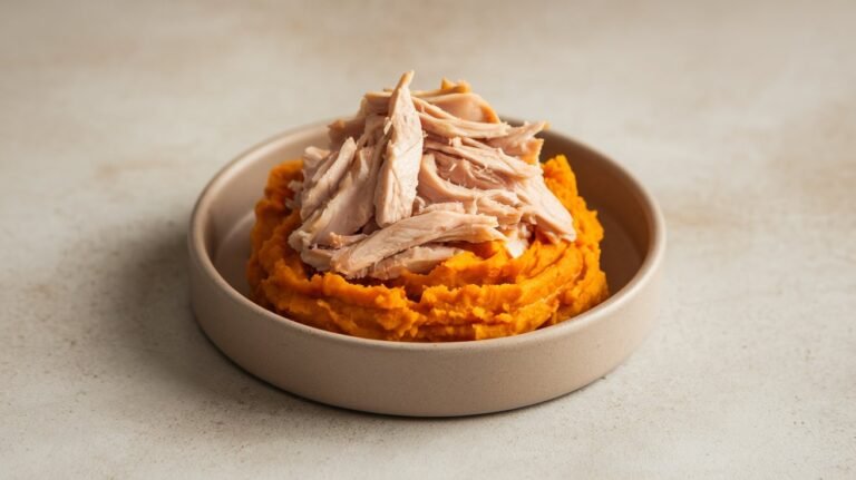 3-Ingredient Chicken and Pumpkin Cat Food for Healthy Digestion